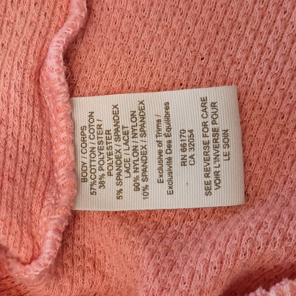 Free People Coral Lace Long Sleeve Thermal - Picture 4 of 7